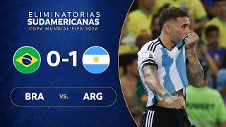 BRASIL vs. ARGENTINA [0-1] | RESUMEN | ELIMINATORIAS SUDAMERICANAS | FECHA 6