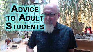 Advice to Adult Students Attending Post Secondary Education