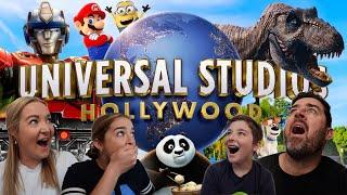 New Zealand Family go to Universal Studios Hollywood for the first time!