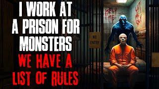 I Work At A Prison For Monsters. We Have A LIST OF THE RULES.