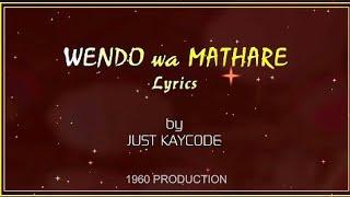 Miracle Baby ft Carol Katrue - Wendo Wa Mathare Lyrics Video || JUST KAYCODE