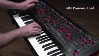 Roland JD-XA Synthesizer Ver.1.50 Preset Sound Examples: A03 Pomona Lead