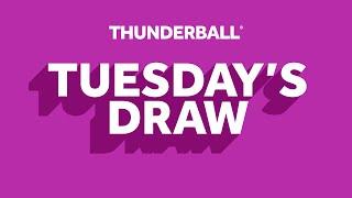 The National Lottery Thunderball draw results from Tuesday 11 March 2025