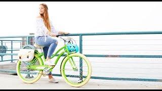 Women's  3-Speed Hybrid Cruiser Bike, Green | Huffy