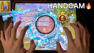 The World's Fastest Conqueror Best 6finger HANDCAM iPad Pro M2 chip‼️ | Solo vs Squad - PUBG MOBILE