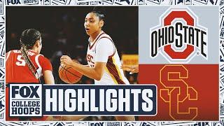 No. 8 Ohio State Buckeyes vs.  Juju Watkins, No. 9 USC Trojans Highlights | FOX College Hoops