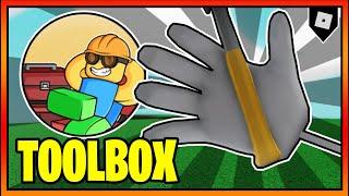 How to get the "TOOLBOX" BADGE + HAMMER GLOVE in SLAP BATTLES || Roblox