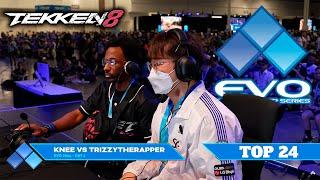 Knee (Dragunov) vs TrizzyTheRapper (Yoshimitsu)  Evo 2024 - Tekken 8 - Top 24