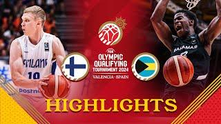 Bahamas  flying high over Finland  in Valencia | Highlights | FIBA OQT 2024 Spain