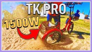 NEW Electric Trike design from Mooncool…the TK PRO...1500 Watts!  Full Review...the Good and the Bad