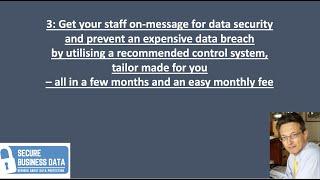 The next steps to controlling your data security!
