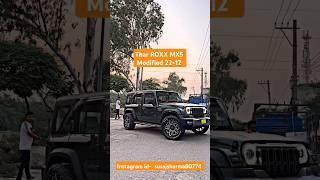 Thar Roxx में लगवा दिए 22 Inch के Alloy Wheels #tharroxx #shorts #shortsfeed #the