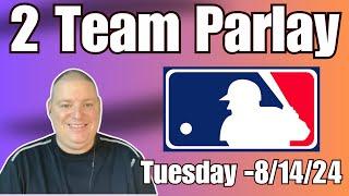 Wednesday Free 2 Team MLB Parlay - 8/14/24 l Picks & Parlays l #mlbparlay