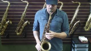 Saxquest New Horn Demo Master 97 Alto in Bare Brass