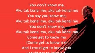 Aku Tak Kenalmu Joe Flizzow Zamaera Lyrics