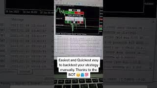 Easiest and Quickest way to backtest Gorex strategy manually #forexalgotrader#forex #trading #trader