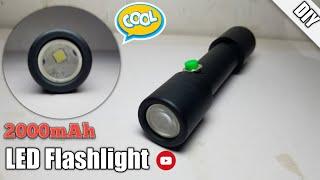How to make a LED flashlight using PVC pipe at home