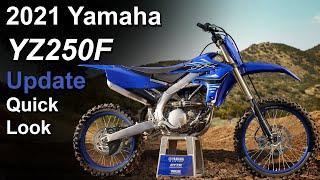 2021 Yamaha YZ250F - What's New - Update Overview