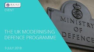 The UK Modernising Defence Programme