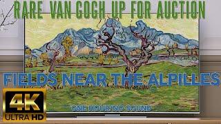 $45 MILLION VAN GOGH LANDSCAPE "Fields near the Alpilles" GOING UP FOR AUCTION | 4K ART SCREENSAVER