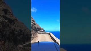 Scenic seaside road on cliffs to Fontainhas.Cape Verde. #nature #amazing #tourism