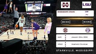 Mississippi State vs No. 9 LSU | SEC | 1.29.24