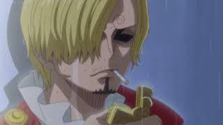 Sanji crying under the rain   sad moment One Piece  1080p