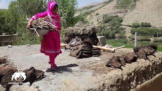 Afghan Village Life In Bamyan | Cooking Village Style Boiled Potato