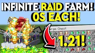 BEST 1.21 INFINITE RAID FARM! Minecraft Bedrock MCPE/Xbox/PS4/Nintendo Switch/Windows 10