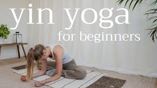 30 Min. Yin Yoga Class For Beginners + 5 Min. Relaxing Savasana