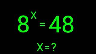 A Nice Exponential Equation | Find the value of X | A Nice Algebra Simplification Problem