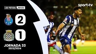 Resumo: FC Porto 2-1 Boavista - Liga Portugal Betclic | sport tv