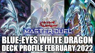 BLUE-EYES WHITE DRAGON MASTER DUEL DECK PROFILE (FEBRUARY 2022) YUGIOH!