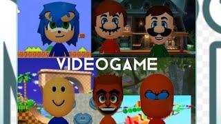 Every BEST OF VIDEOGAME CHARACTERS Mii Ever