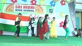 VANDEMATARAM-Dance Performed By VELLANKI UDAY In TIRUVURU 23-4-2015 9010092008