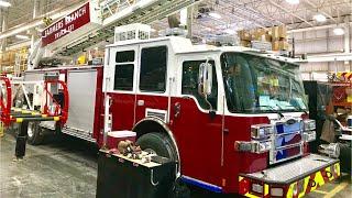 Fire trucks production in US - Pierce Manufacturing