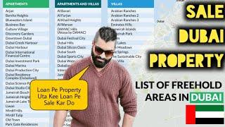 UAE-DUBAI Buy Property On Loan EMI & Sale Or Rent ( How TO Make Profit Dubai Real Estate )