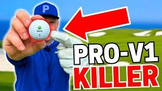 The BUDGET Online GOLF BALL that is KILLING THE PR-V1!? GOLFZON NUMBER TEST!