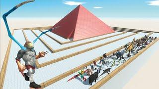 ESCAPE FROM ALIEN WOLVERILLA - PYRAMID COURSE - LAST SURVIVOR - Animal Revolt Battle Simulator