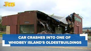 One of Whidbey Island's oldest buildings severely damaged after crash