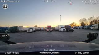 Saturday with BigRigSteve - Belvidere IL to Whitestown IN  | BigRigTravels LIVE in USA (10/19/24)