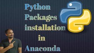 Python OpenCv (Python packages installation in Anaconda)