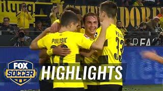 Pierre-Emerick Aubameyang completes hat trick | 2017-18 Bundesliga Highlights