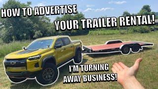 How To ADVERTISE Your Trailer Rental and Make $5,000 a MONTH From 1 Trailer! *EASY*