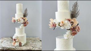 How to make a wedding FLOATING CAKE illusion | Cake decorating tutorials | Sugarella Sweets