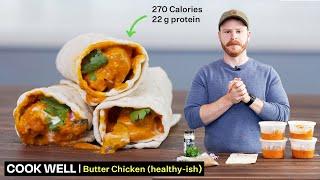 270 Calorie Butter Chicken Snack Wrap