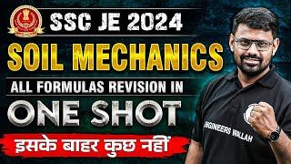 SSC JE 2024 | Soil Mechanics Formula Revision  In One Shot | SSC JE Civil Engineering