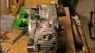 Lambretta 150 DL: montaggio motore