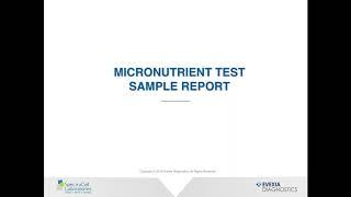 Introduction To Micronutrient Testing