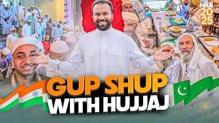 Talk with Pakistani  & Indian  Hujjaj Karam  Al Aziziya Makkah Mein Hujjaj Ki Ronaq
